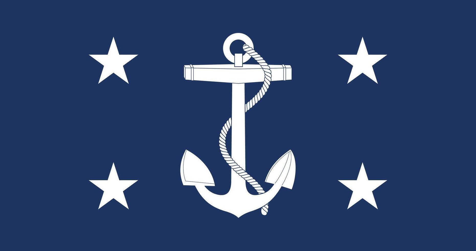 United States Secretary of the Navy Flag Illustration Premium Quality vector