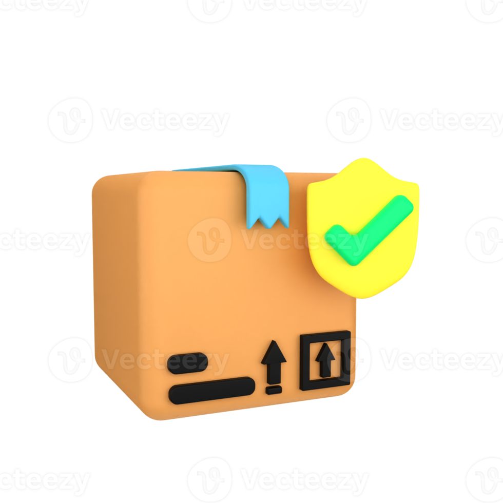parcel ceck 3d icon png