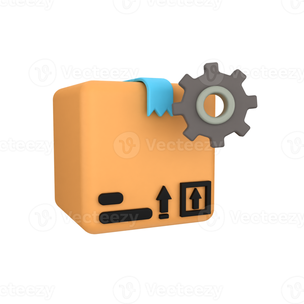 delivery setting 3d icon png