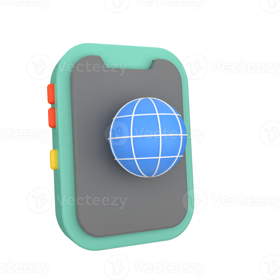 internet 3d icon png
