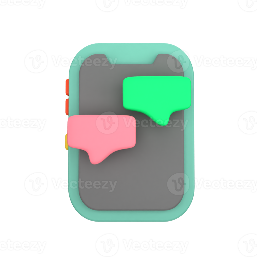 chat 3d icon png