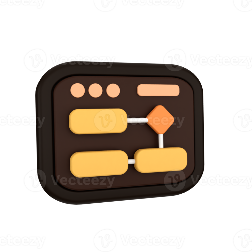 web algorithm 3d icon png