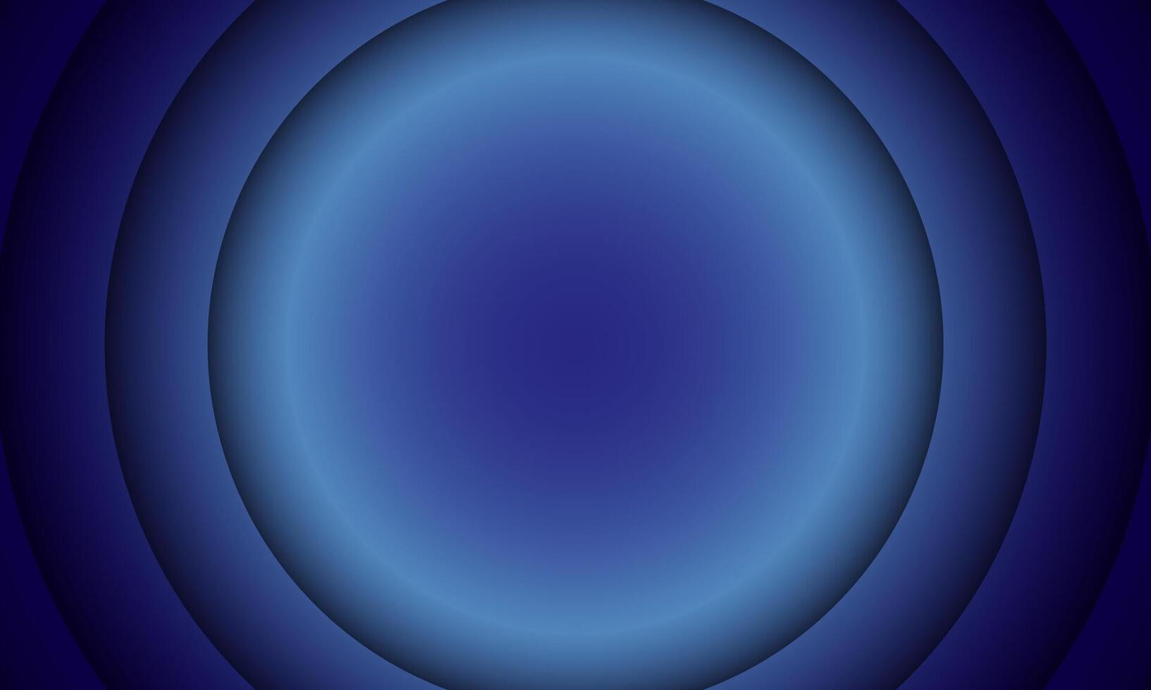 hypnotic background with concentric circles. Blue halftone retro sound wave. dark blue radial. vector