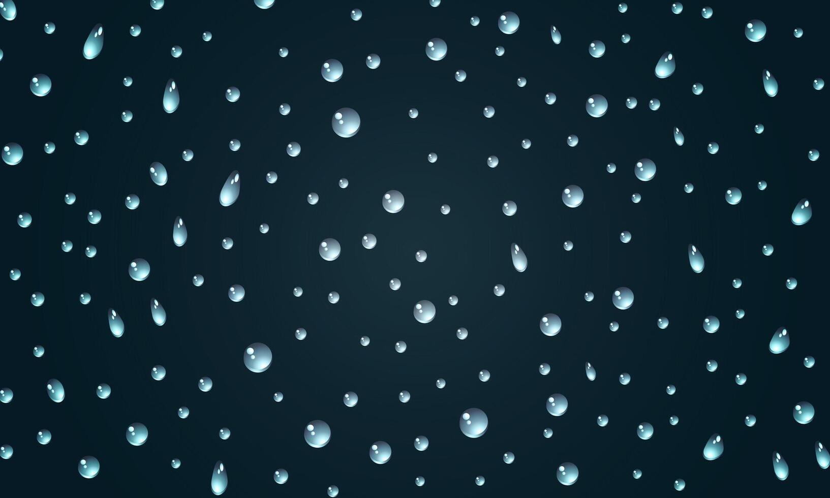 oil drops texture on blue background. soft liquid droplets. blob fluid. vector
