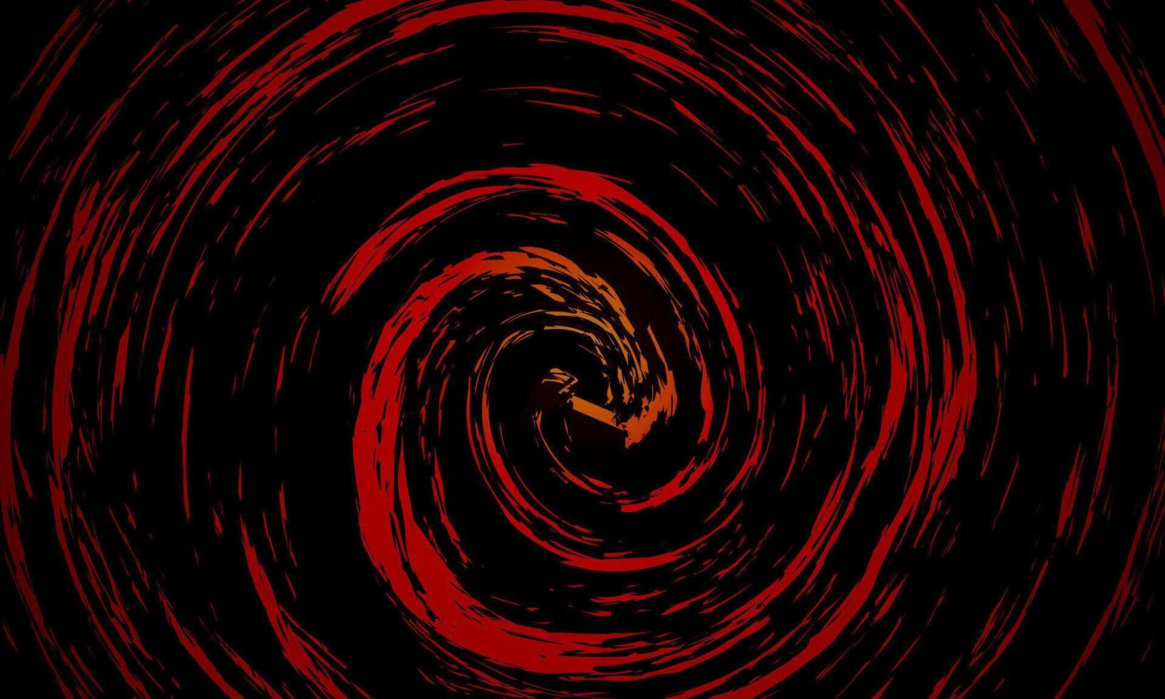 Black and red grunge swirl background. Circle brush stroke. retro style. vintage twirl. vector