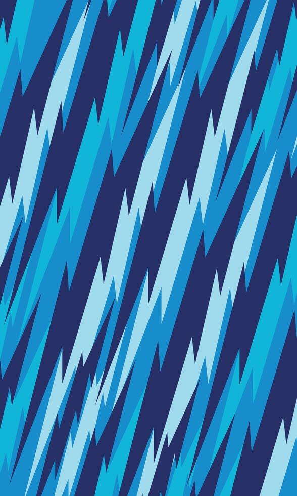 Blue lightning pattern background for sublimation sports jersey vector