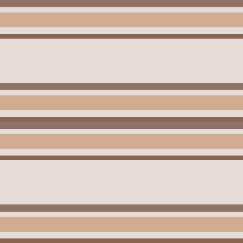 Seamless brown stripe pattern on a beige background vector