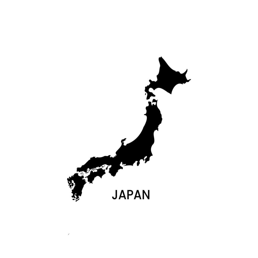 Japan Map Stock Illustrations. vector