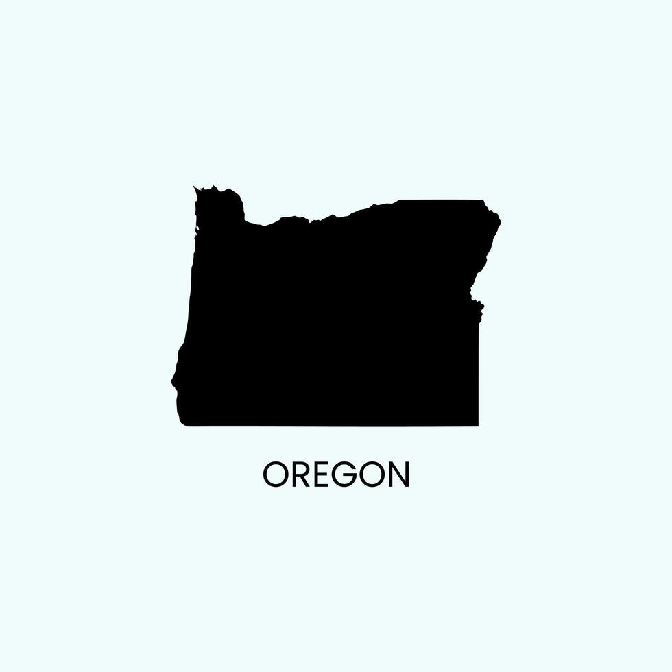 Oregon States on a white background vector