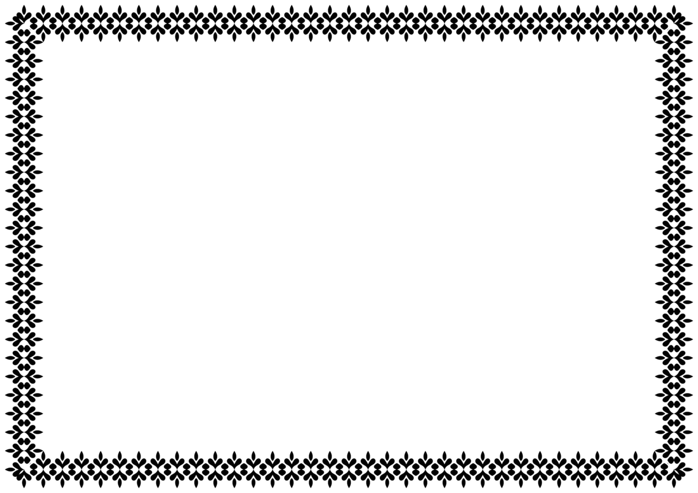 Ornamental Arabic Frame and Border Design. png