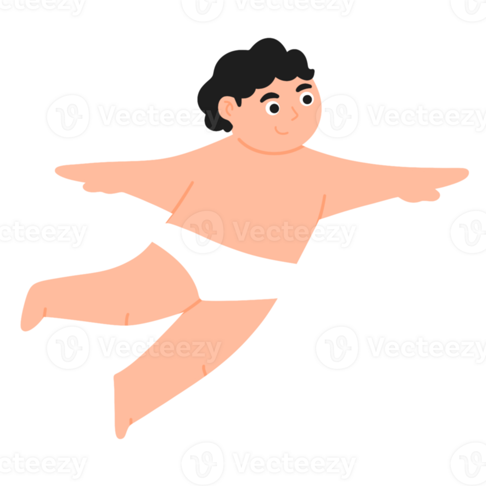 Cute Angel flying png