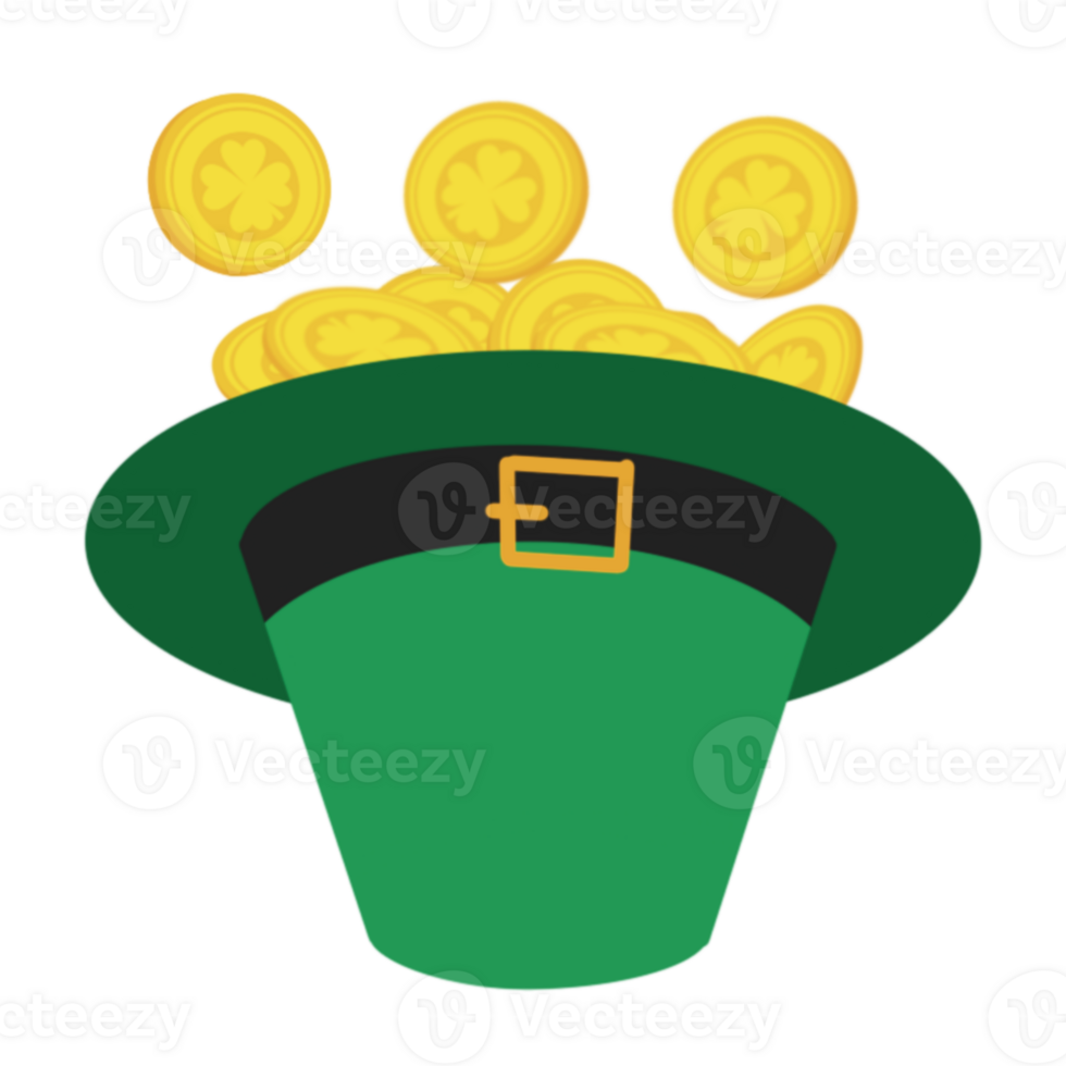 St patrick's day hat clipart png