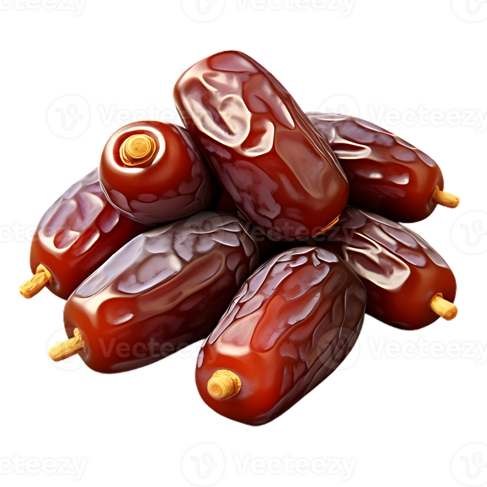 Fresh Dates isolated on transparent background png