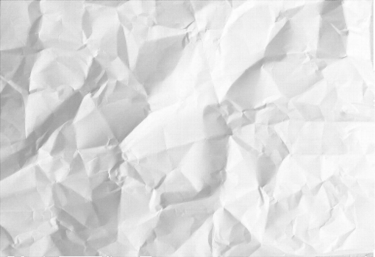 Abstract halftone background with texture of paper. Sheet of crumpled craft paper. Noisy gritty dot halftone effect, retro banner in grunge style, overlay. vector