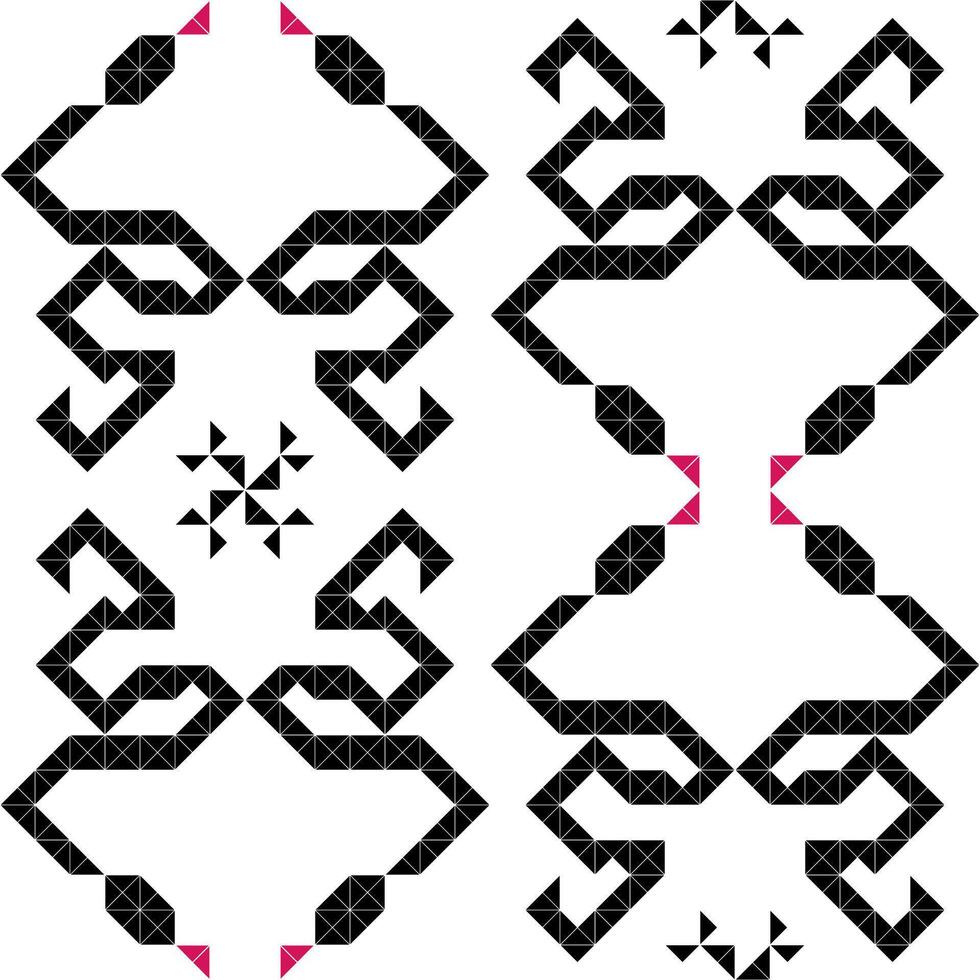 Snake 2025 chines new year. Geometric seamless patterns in black and white create a visually stunning and symmetrical design. vector