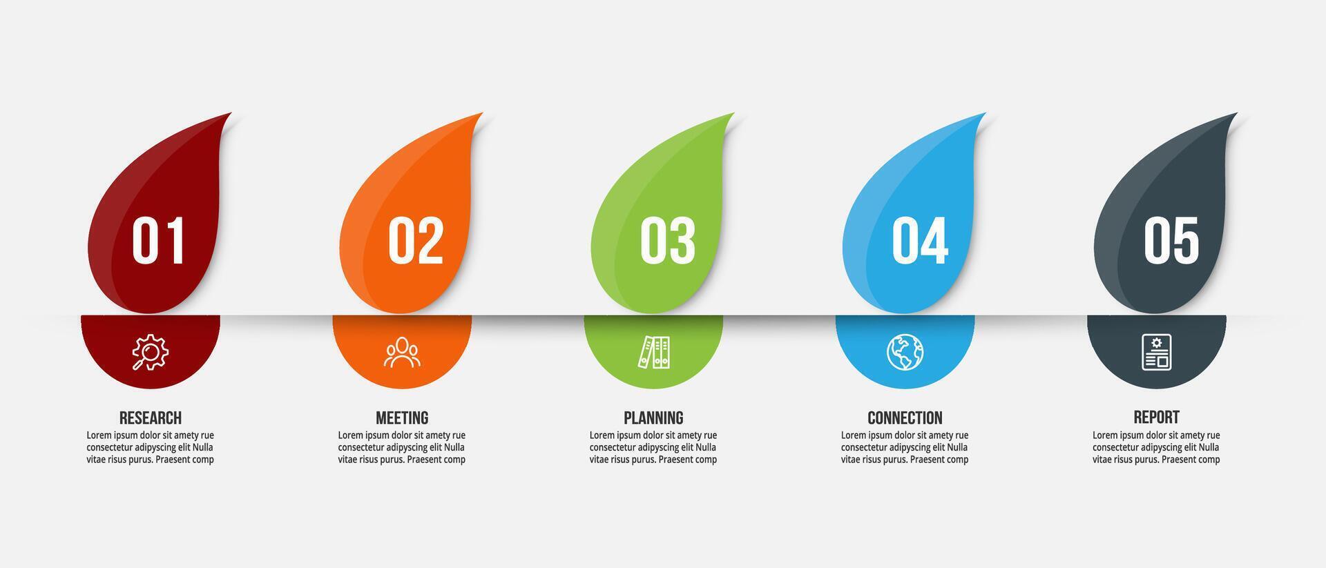 Modern design infographic vector