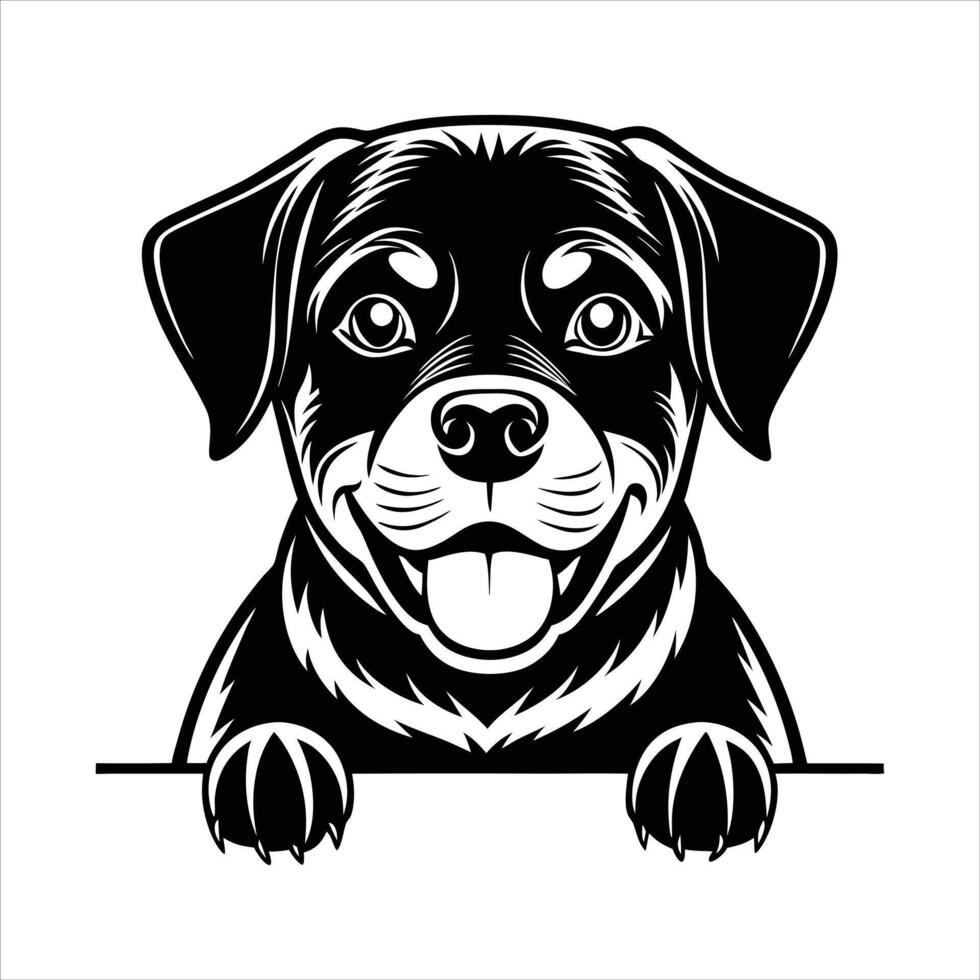 Rottweiler Cute Royalty vector