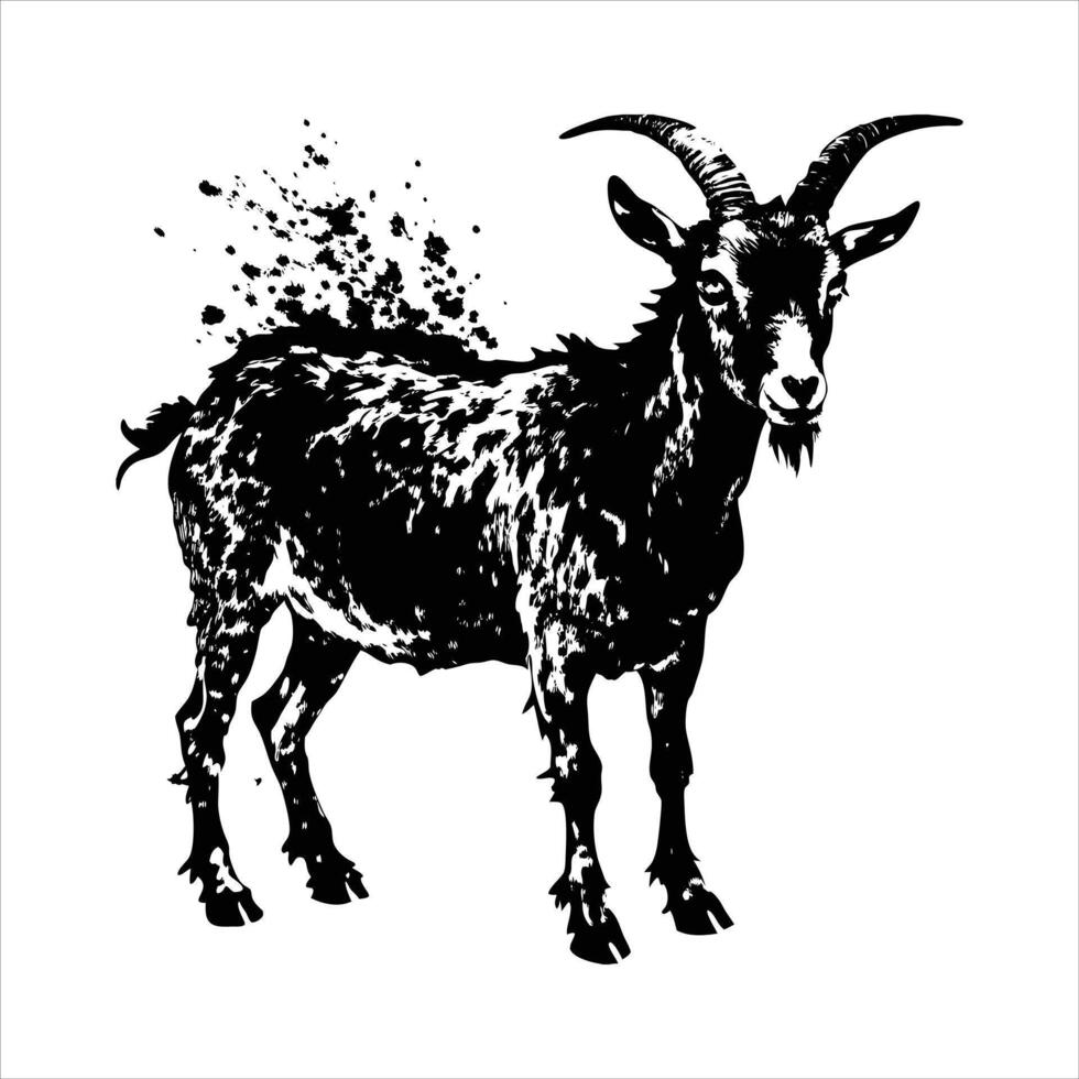 Goat Silhouette Vectors