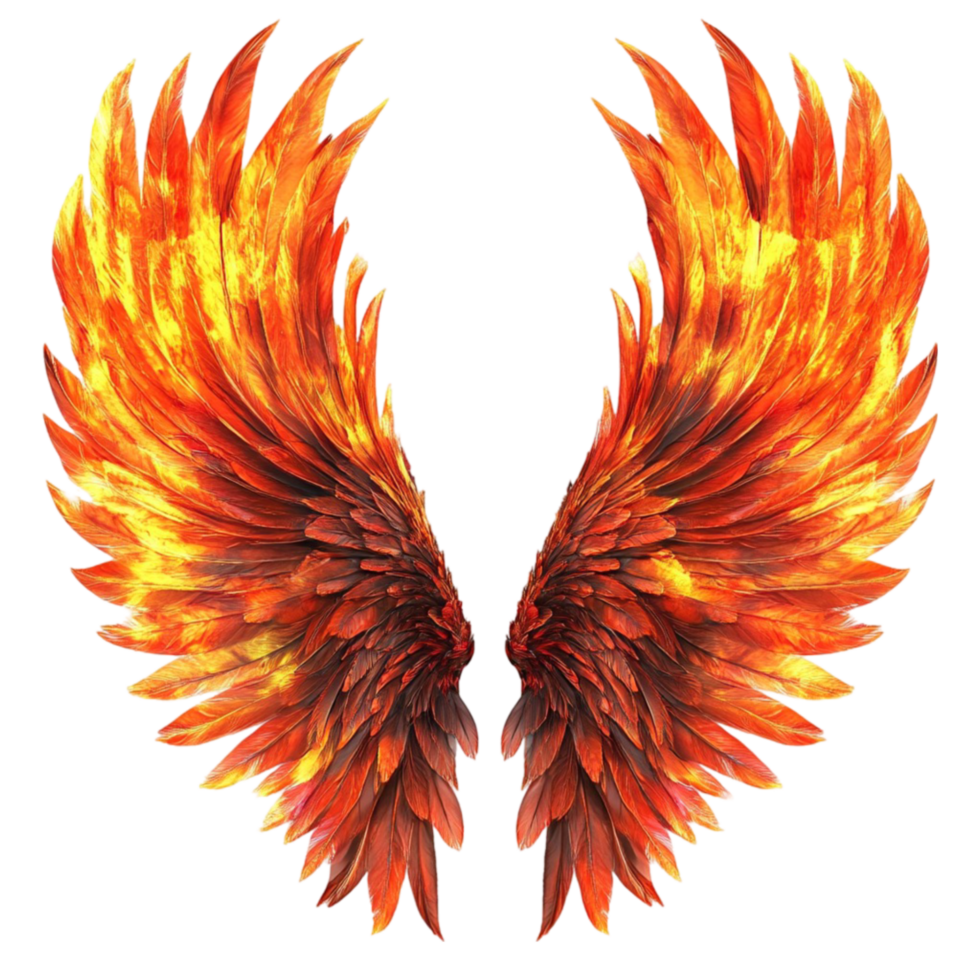 Fiery Angel Wings png