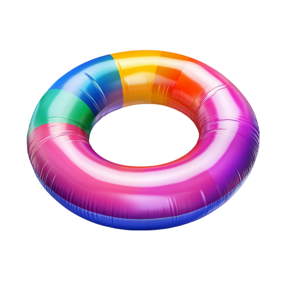 Colorful Inflatable Pool Float png