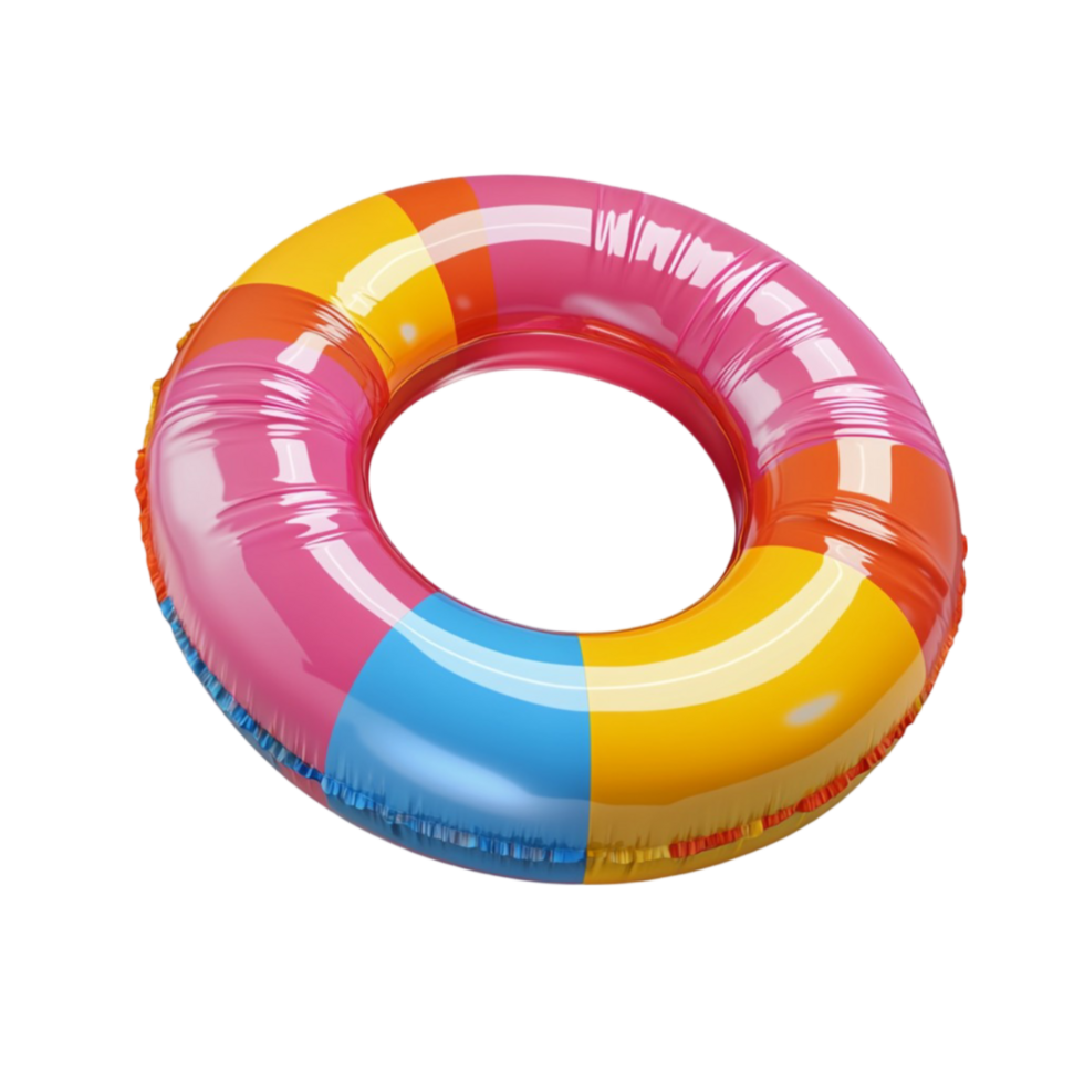 Multicolored Inflatable Pool Float png