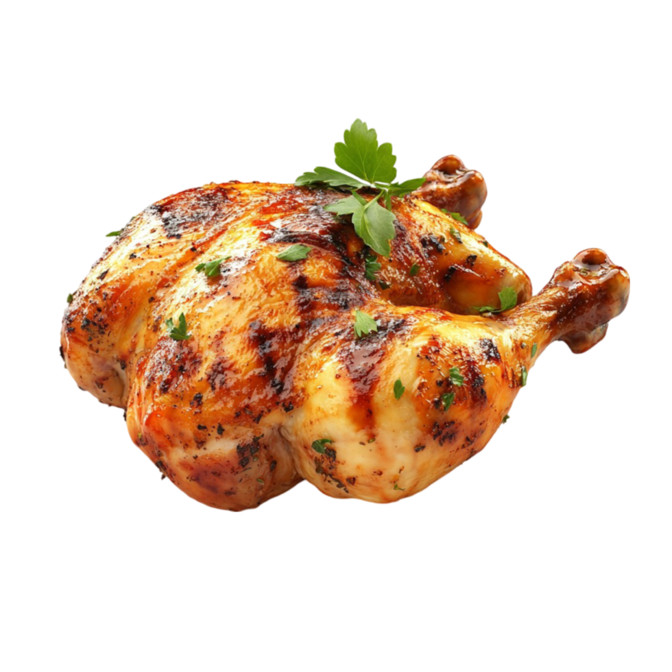 Roasted Chicken with Crispy Skin png