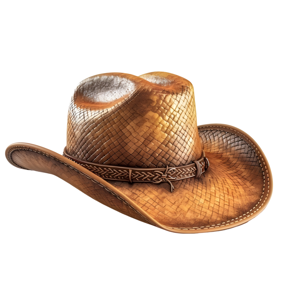 a cowboy hat on a transparent background png