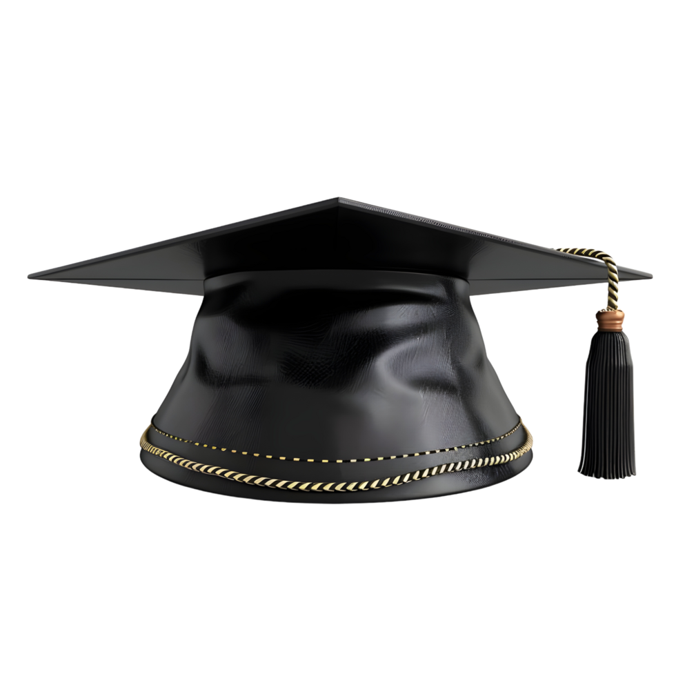 a graduation cap with a tassel on it png