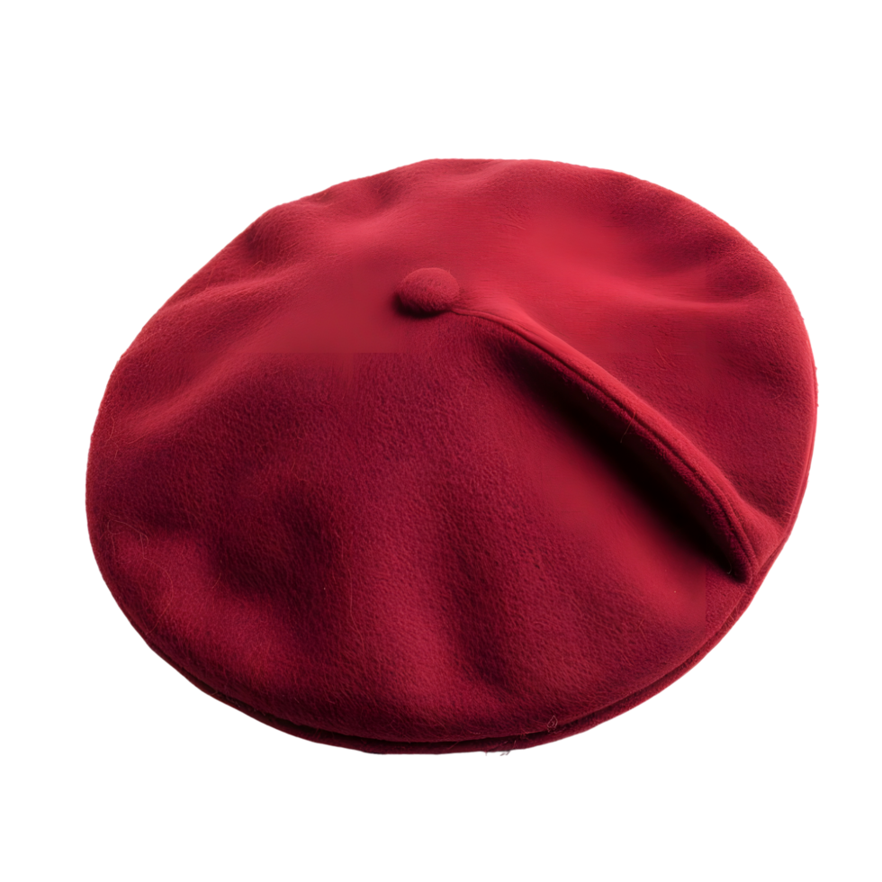 a red beret on a transparent background png