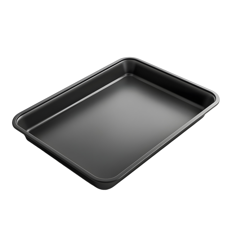 Square Baking Tray Isolated on Transparent Background png