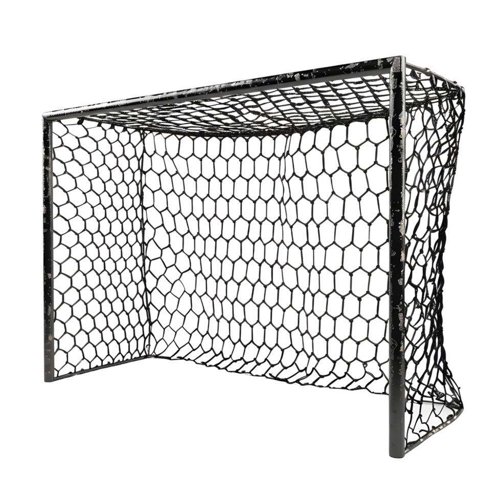 Sturdy Metal Soccer Goal Net isolated on transparent background png