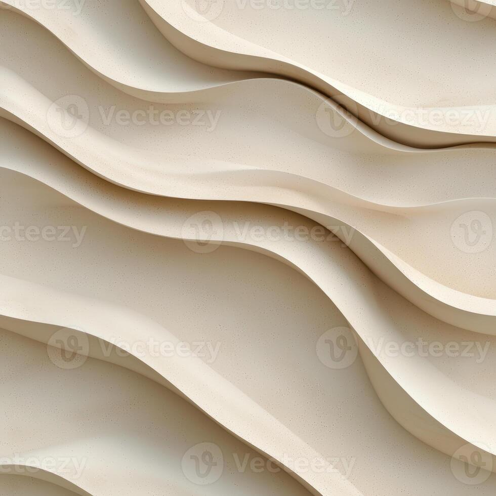 Abstract beige wave background with smooth texture photo