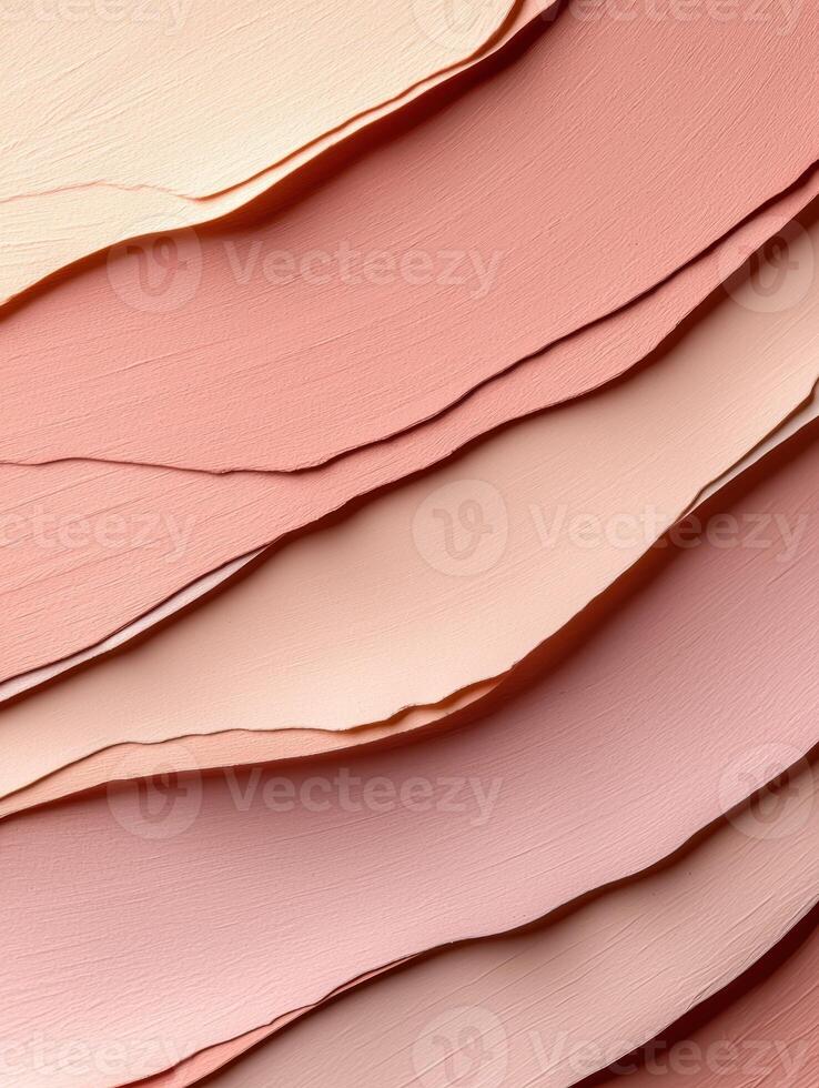 Abstract background of layered pink paint strokes photo