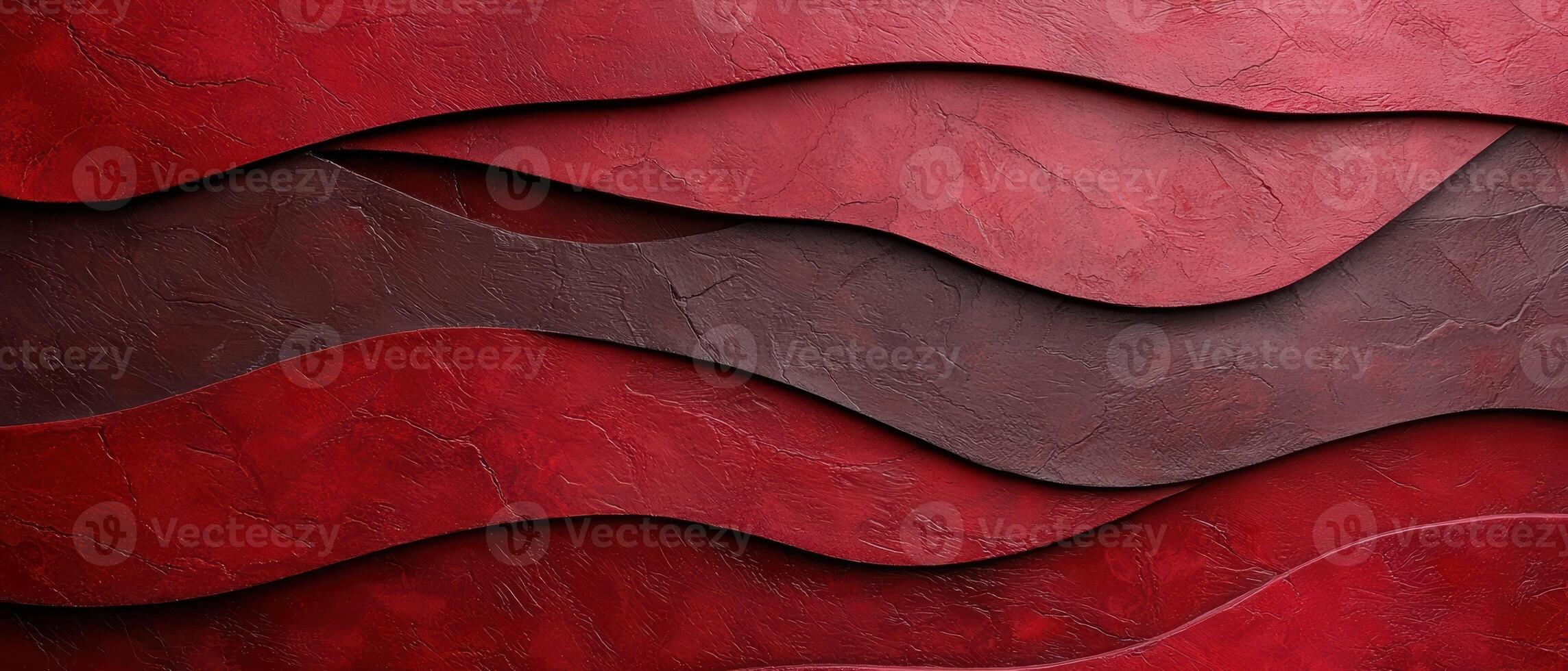 Abstract red textured waves background photo