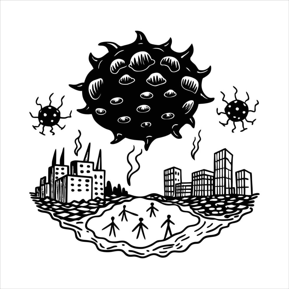color icon for epidemic vector