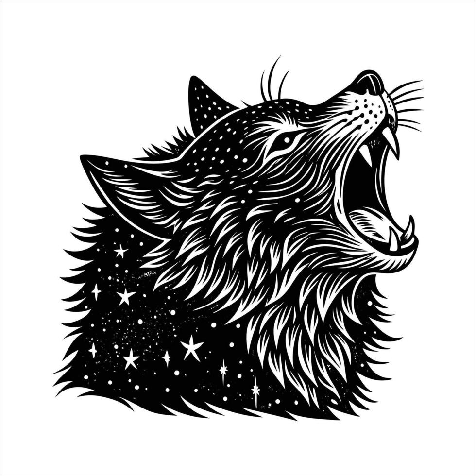 angry dog ramdom hdr comic vector