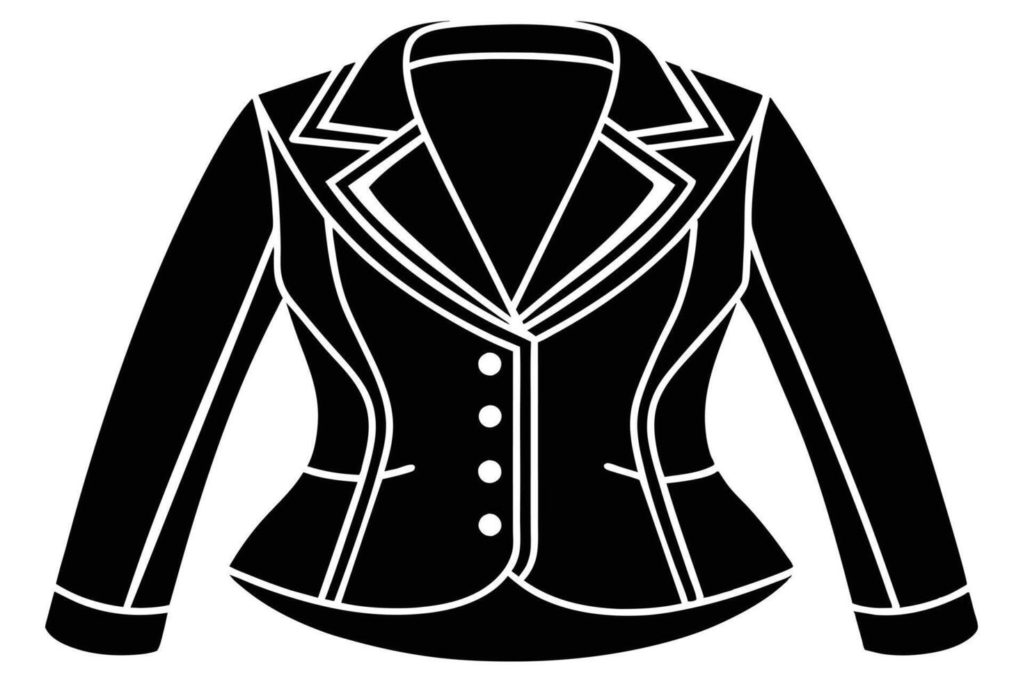 Blazer design illustration. vector