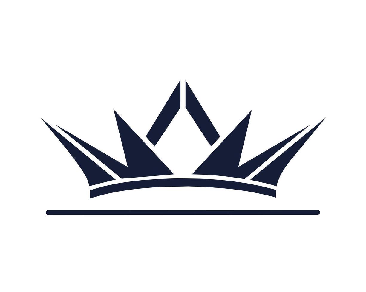Crown Logo on White Background vector