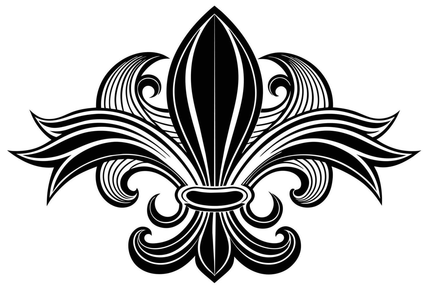 Design in Elegant Black and White Style vector