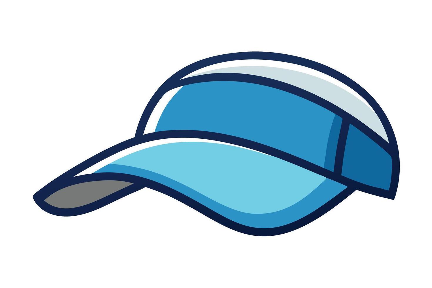 A Light Blue Baseball Cap vector