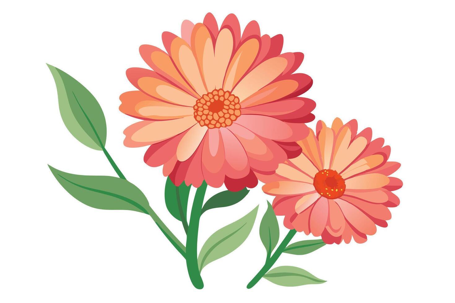 A cheerful spring bouquet. vector