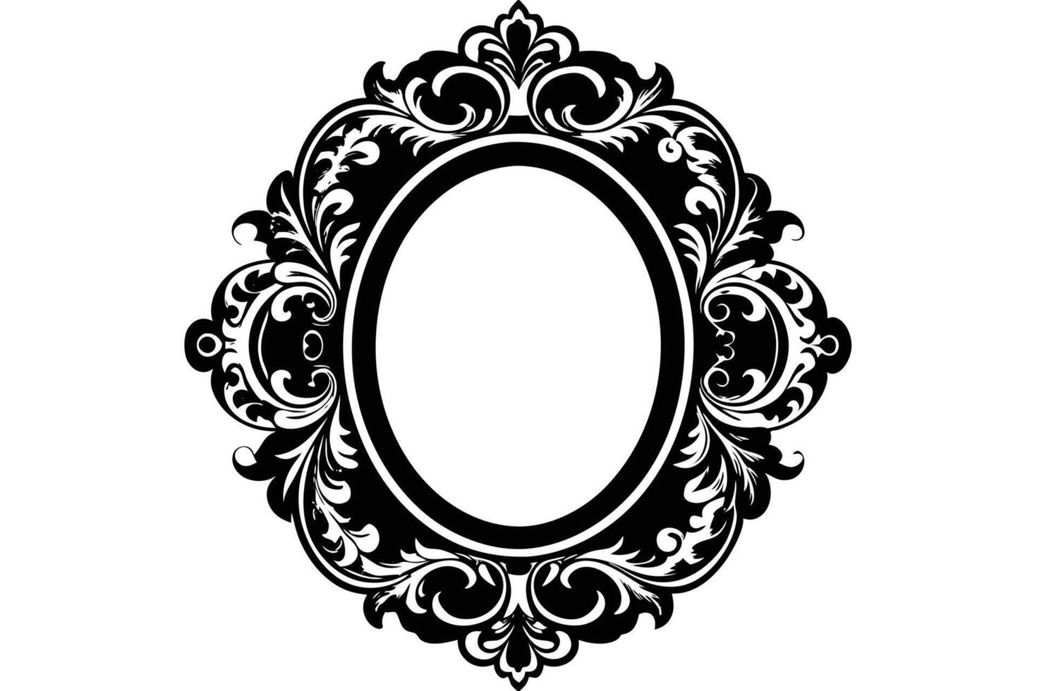 A mirror frame graphic design vector