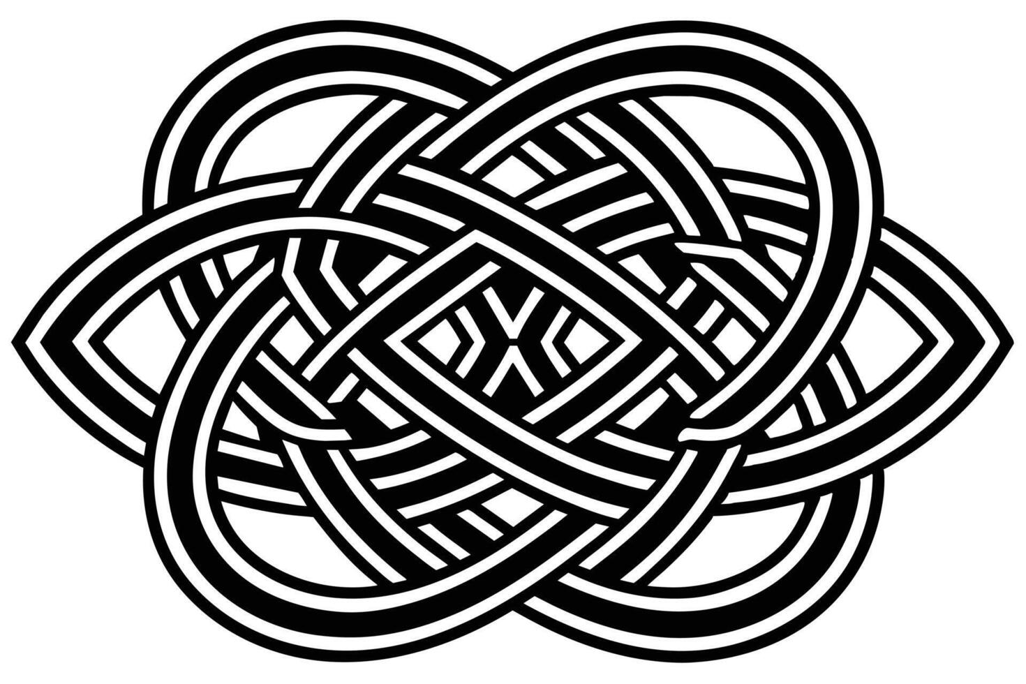 A Celtic Knotwork Design for Graphic Use vector