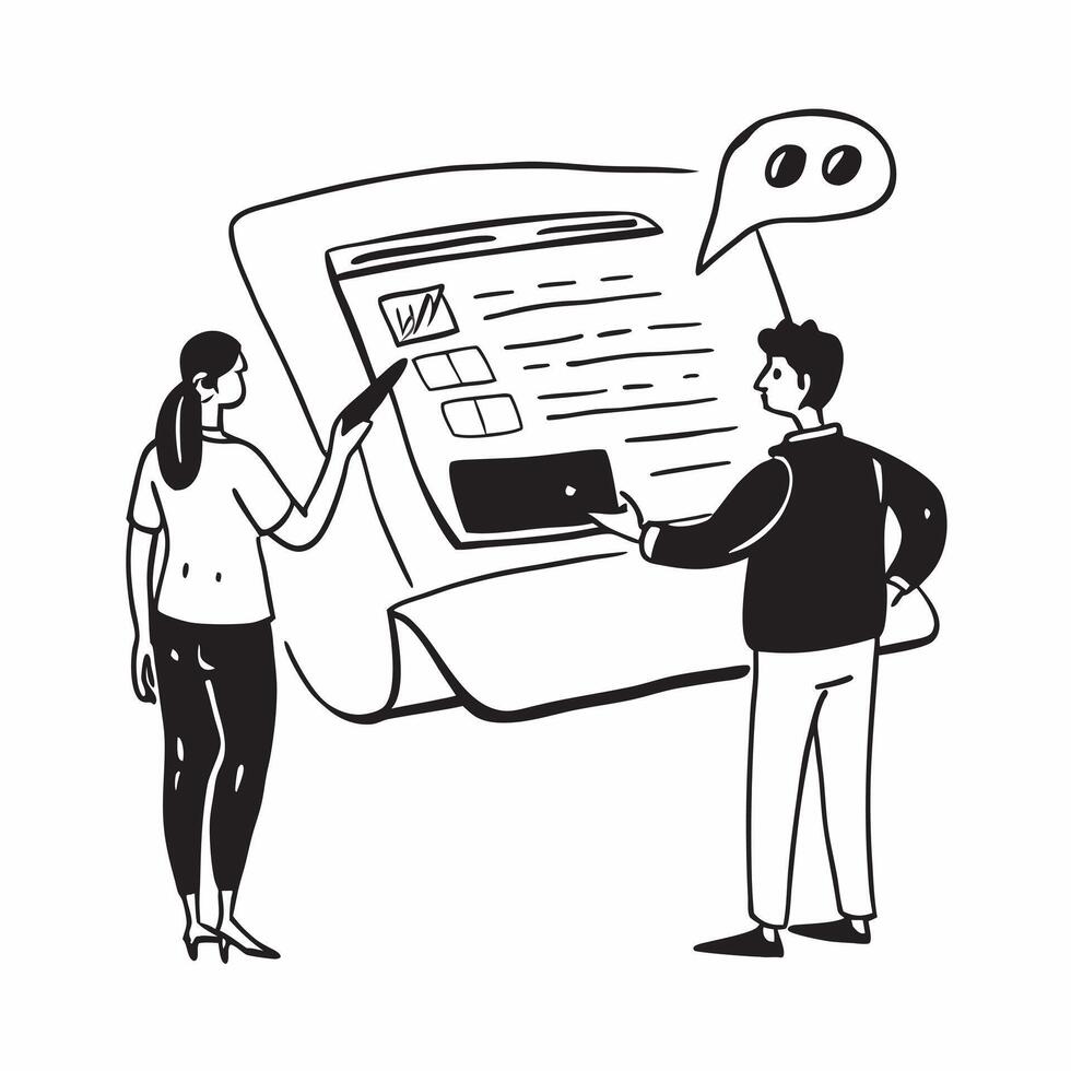 Young couple researching car reviews concept as High resolution image of a young couple researching reviews for their first car with a glossy backdrop emphasizing informed decision Dynamic vector