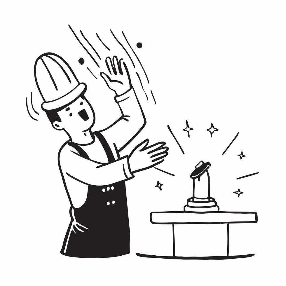 Worker treating a minor injury during festive hours concept as High resolution image of a worker treating a minor injury during festive working hours capturing the balance between Dynamic vector