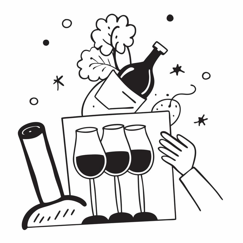 Wine pairing class concept as High resolution image of a wine pairing class with a glossy backdrop highlighting the interactive and educational experience of learning about wine an Dynamic vector