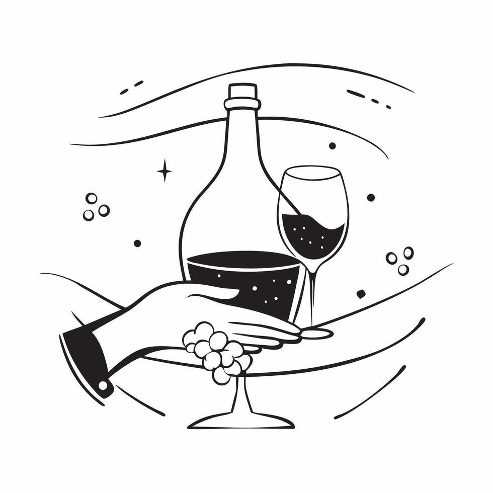 Wine pairing at a vineyard concept as High resolution image of a wine pairing at a vineyard with a glossy backdrop showcasing the authentic and rustic experience of tasting wine at Dynamic Set 2 vector