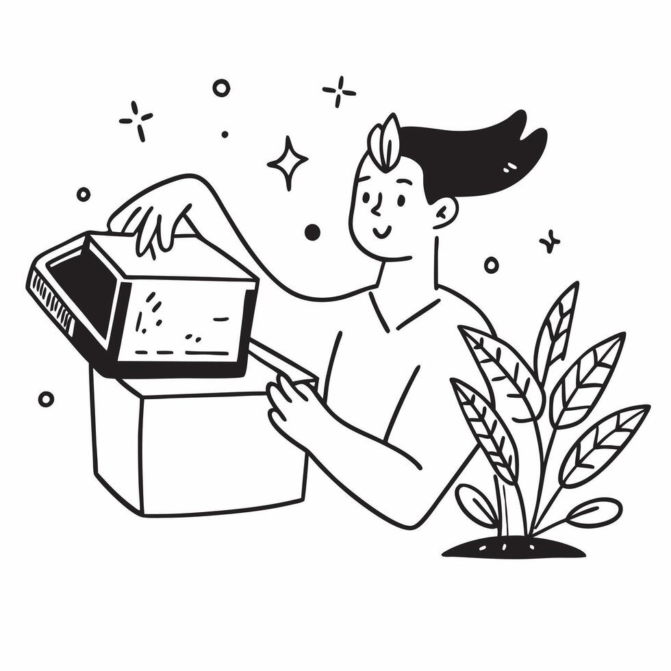 Wellness influencer promoting a mockup plant based detox box concept as A wellness influencer promotes a mockup plant based detox box highlighting its cleansing and rejuvenating be Dynamic vector