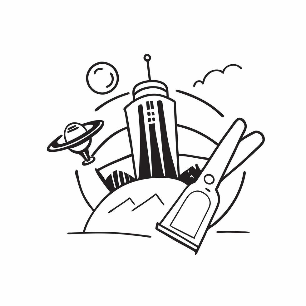 Travel icon with copy space for business presentations concept as A modern travel icon design with generous copy space perfect for enhancing business presentations and slideshows w Dynamic vector