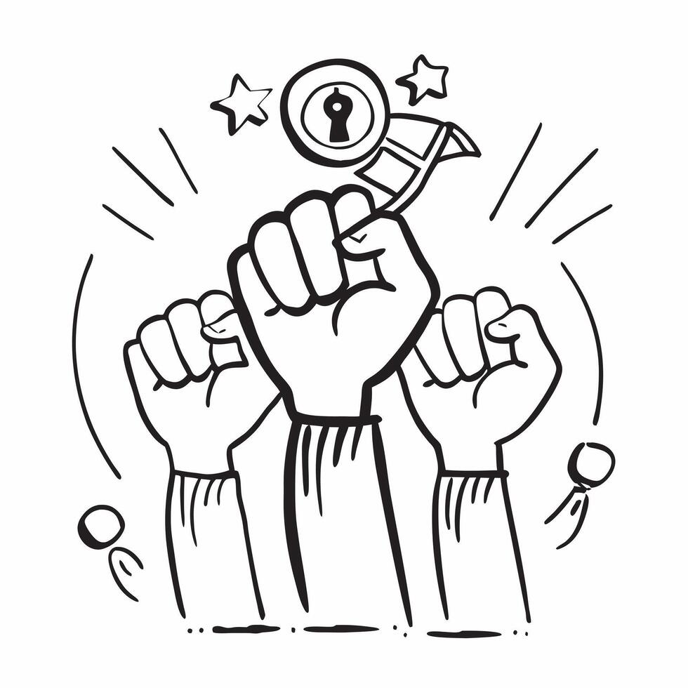Teamwork symbol with copy space for strategic planning concept as A strategic planning oriented teamwork symbol with ample copy space ideal for visualizing long term goals objectiv Dynamic vector